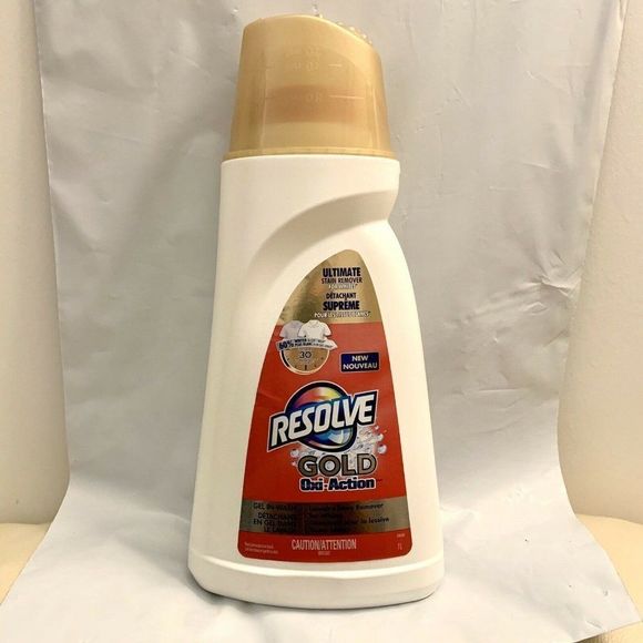 Resolve gold laundry stain remover 1L 34oz gel in wash discontinued oxi action - Picture 1 of 4